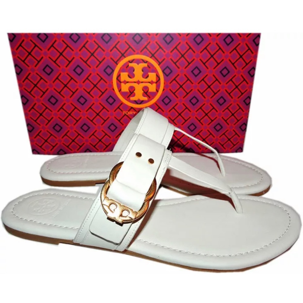 🆕 Tory Burch marsden flat thong sandal leather